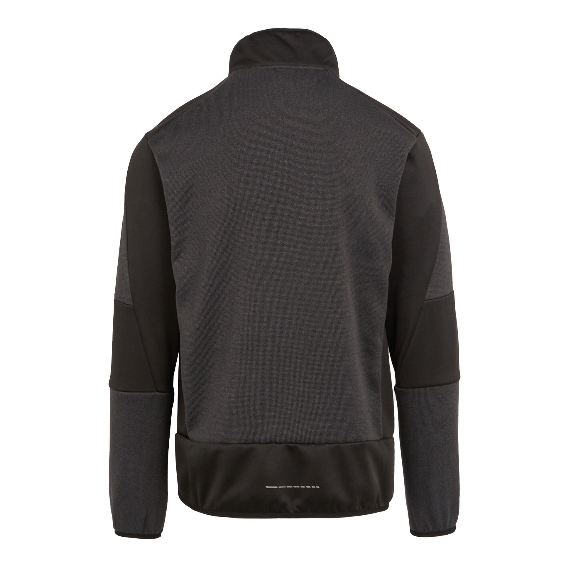 Ash-Black - Back - Regatta Professional Unisex Adult Knitted Stretch Midlayer