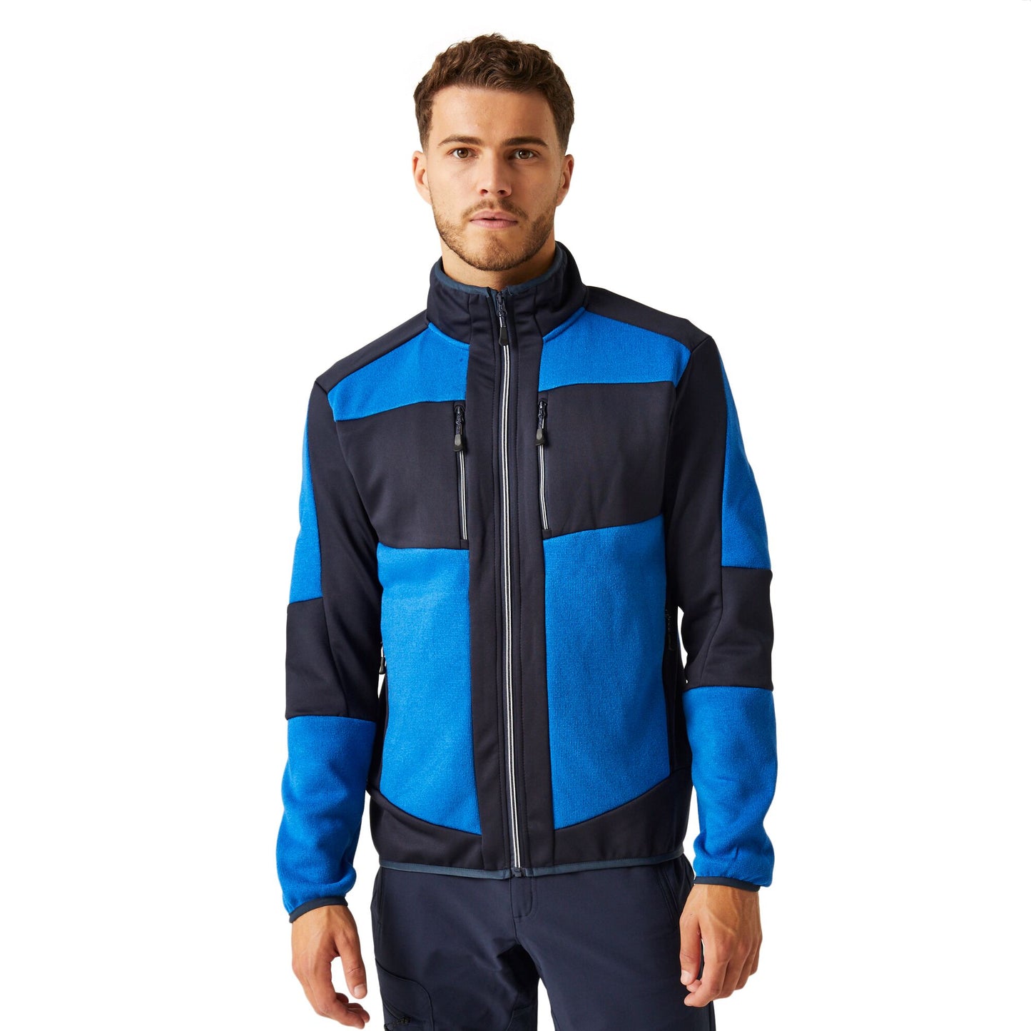 Strong Blue-Navy - Side - Regatta Professional Unisex Adult Knitted Stretch Midlayer