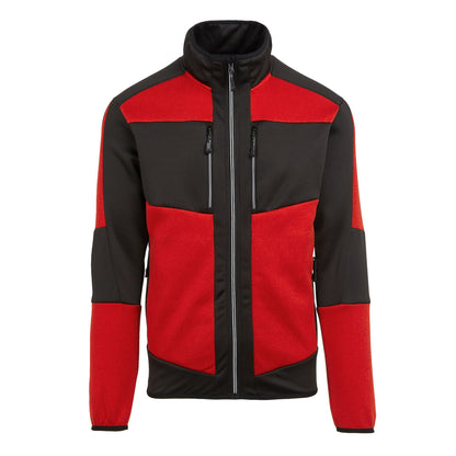 Classic Red-Black - Front - Regatta Professional Unisex Adult Knitted Stretch Midlayer