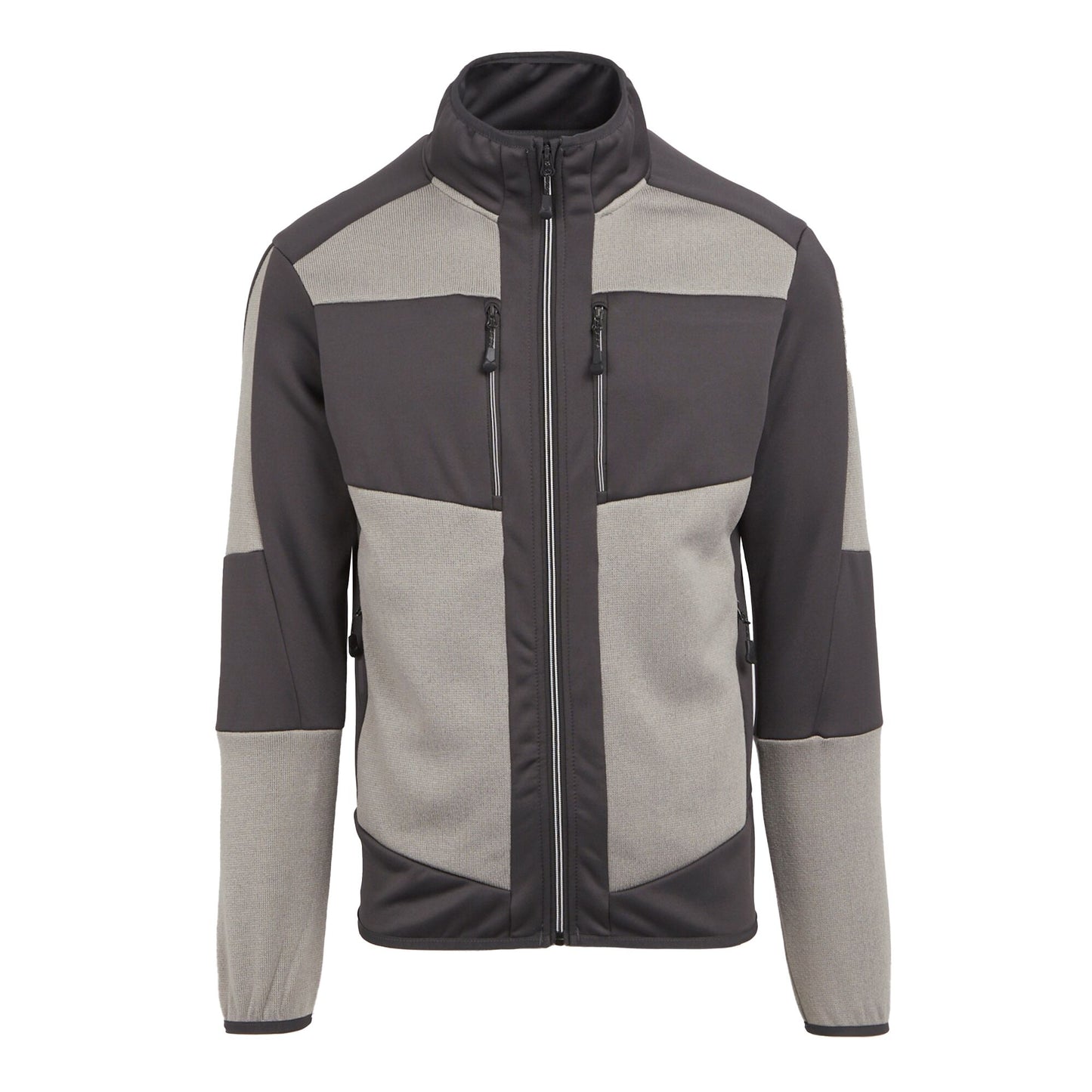 Mineral Grey-Ash - Front - Regatta Professional Unisex Adult Knitted Stretch Midlayer