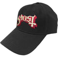 Black - Front - Ghost Unisex Adult Logo Baseball Cap