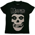 Black - Front - Misfits Unisex Adult Logo & Fiend T-Shirt