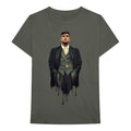 Green - Front - Peaky Blinders Unisex Adult Dripping Tommy Cotton T-Shirt