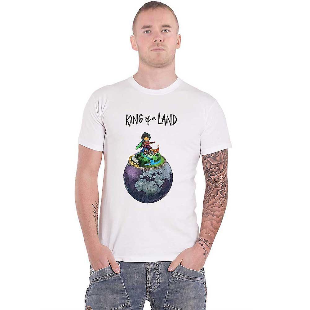 White - Front - Yusuf - Cat Stevens Unisex Adult King Of A Land T-Shirt