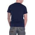 Navy Blue - Back - Def Leppard Womens-Ladies Triangle Logo Cotton T-Shirt