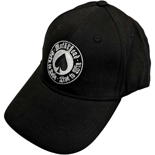 Black-White - Front - Motorhead Unisex Adult Born To Lose Baseball Cap