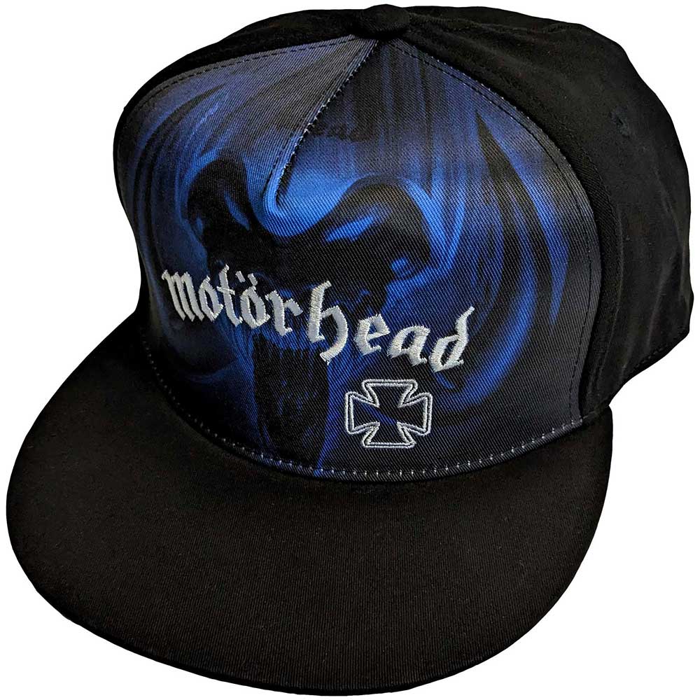 Black-Blue - Front - Motorhead Unisex Adult Rock ´N´ Roll Snapback Baseball Cap