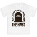 White-Black - Front - The Hives Unisex Adult Randy Gravestone T-Shirt