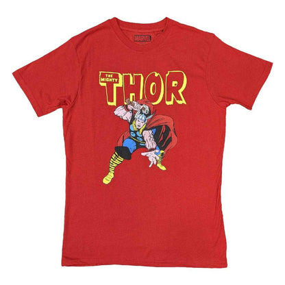 Red - Front - Thor Unisex Adult Hammer T-Shirt