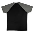 Black-Grey - Back - Nirvana Unisex Adult Angelic Raglan T-Shirt