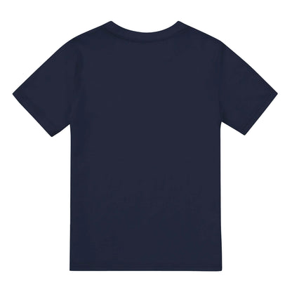 Navy Blue - Back - Captain America Unisex Adult Shield Embroidered T-Shirt