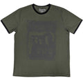 Khaki Green - Front - The Doors Unisex Adult New Haven Frame T-Shirt
