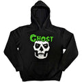 Black - Front - Ghost Unisex Adult Skull Pullover Hoodie