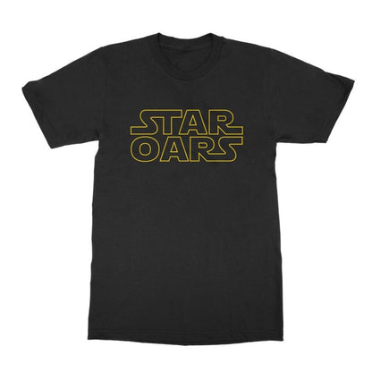 Black - Front - Star Wars Unisex Adult Outline Logo T-Shirt