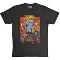 Charcoal Grey - Front - X-Men Unisex Adult Characters T-Shirt