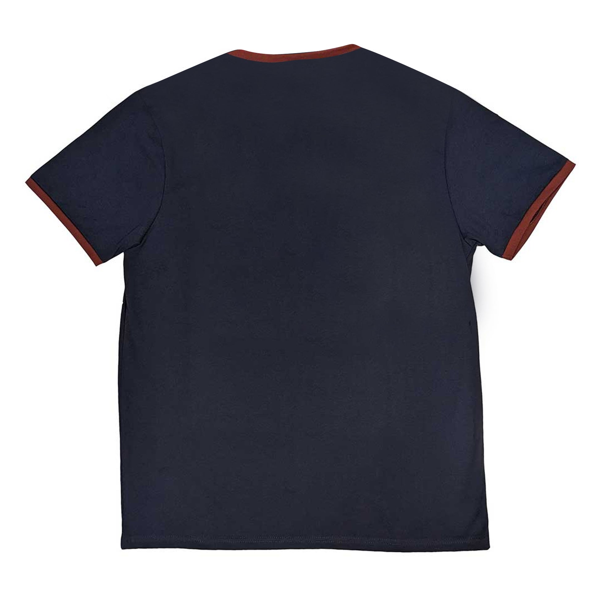 Navy Blue - Back - David Bowie Unisex Adult 1978 World Tour Ringer Cotton T-Shirt