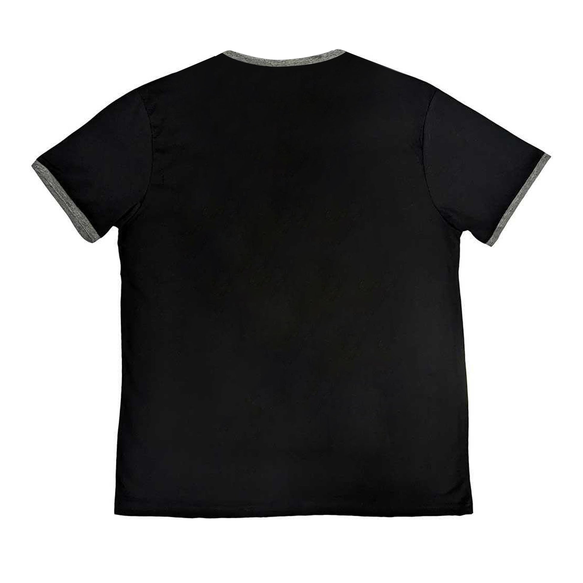 Black - Back - Black Sabbath Unisex Adult The End Mushroom Cloud Ringer Cotton T-Shirt