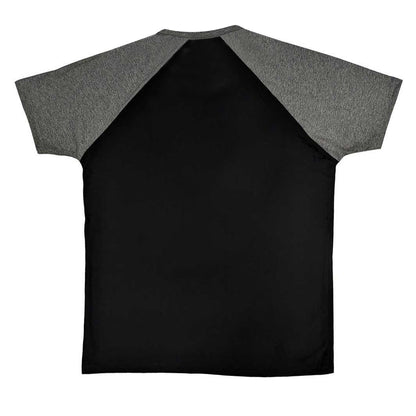 Black-Grey - Back - Pantera Unisex Adult Serpent Skull Cotton Raglan T-Shirt