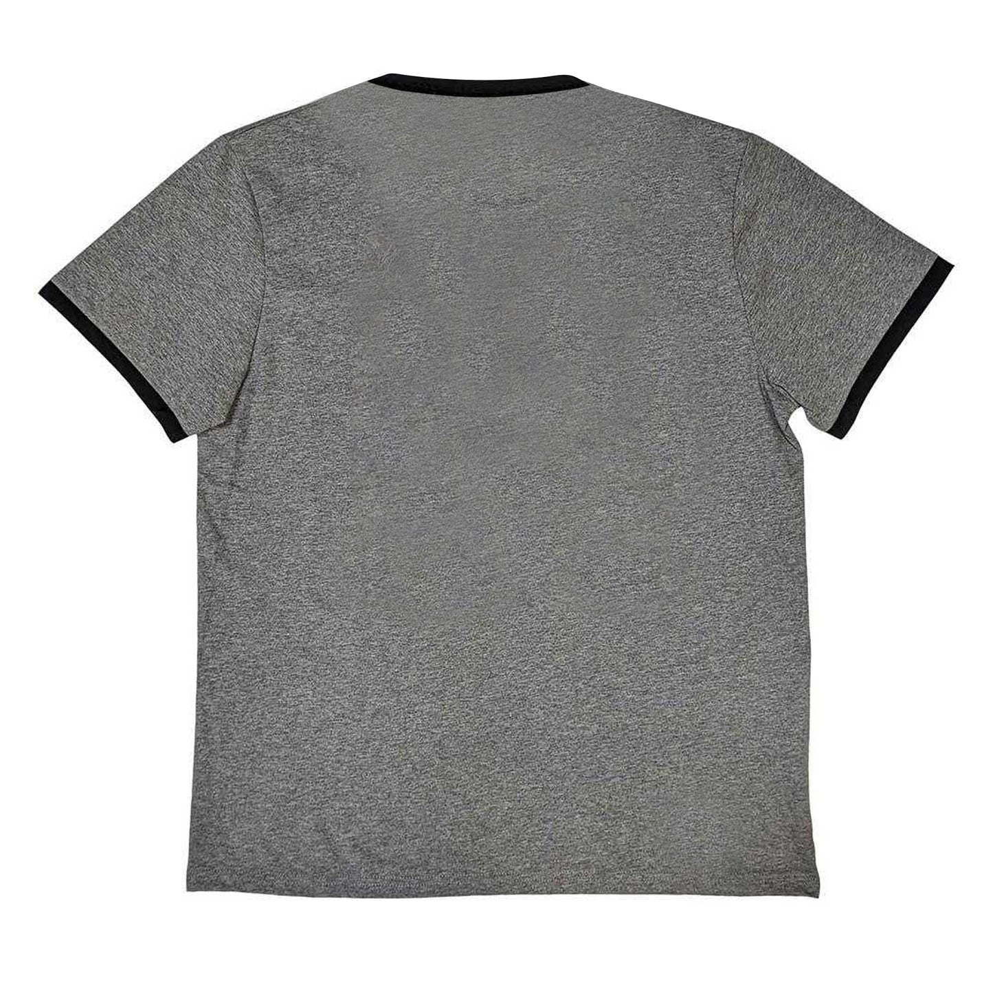 Grey - Back - Guns N Roses Unisex Adult Faded Skull Ringer T-Shirt