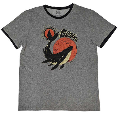 Grey - Front - Gojira Unisex Adult Whale T-Shirt