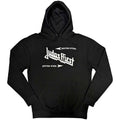 Black - Front - Judas Priest Unisex Adult British Steel Logo Hoodie