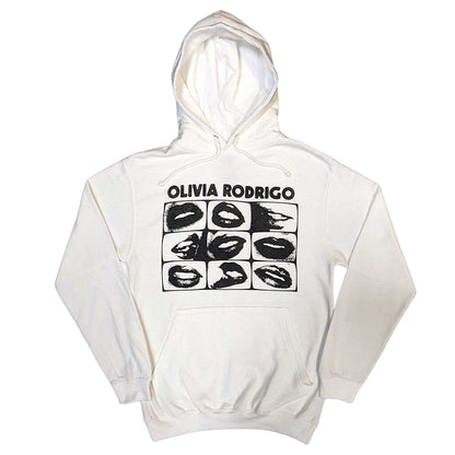 White - Front - Olivia Rodrigo Unisex Adult Threshold Lips Hoodie