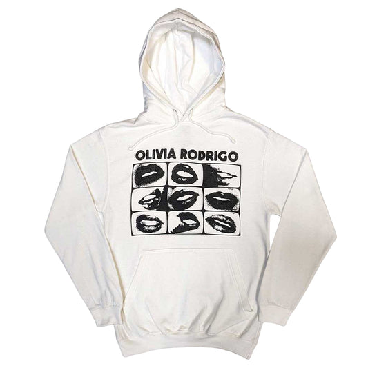 White - Front - Olivia Rodrigo Unisex Adult Threshold Lips Hoodie