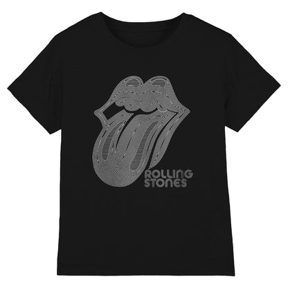 Black - Front - The Rolling Stones Unisex Adult Holographic T-Shirt