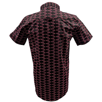 Black - Back - Pink Floyd Unisex Adult Courier Pattern All-Over Print Shirt