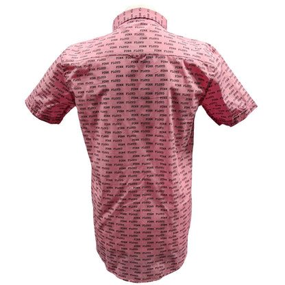 Pink - Back - Pink Floyd Unisex Adult Courier Pattern All-Over Print Shirt
