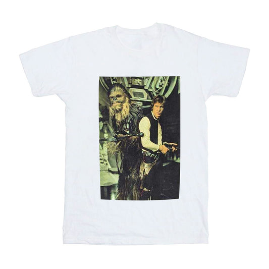 White - Front - Star Wars Unisex Adult Chewbacca Stare T-Shirt
