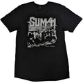 Black - Front - Sum 41 Unisex Adult European Tour 2022 Band Photo T-Shirt