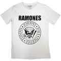 White - Front - Ramones Womens-Ladies Presidential Seal T-Shirt