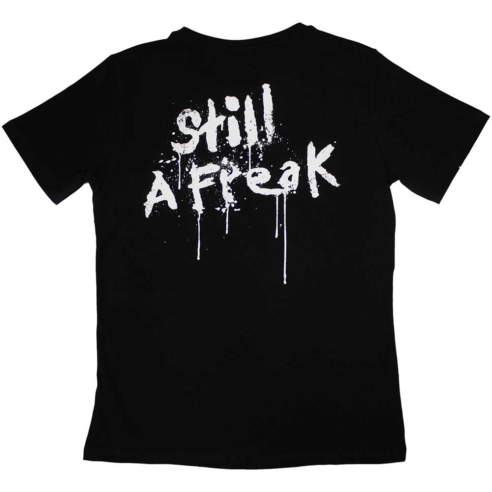 Black - Back - Korn Womens-Ladies Still A Freak Back Print T-Shirt