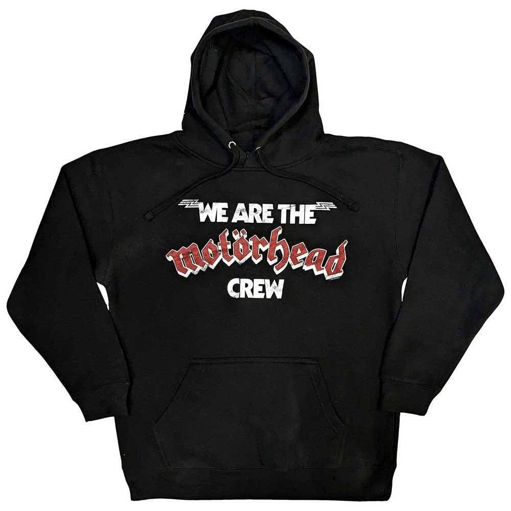 Black - Front - Motorhead Unisex Adult Crew Pullover Hoodie