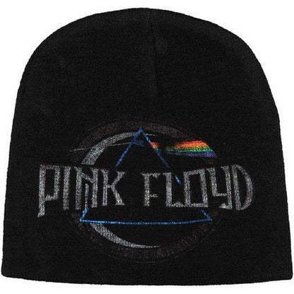Black - Front - Pink Floyd Unisex Adult Dark Side Of The Moon Beanie