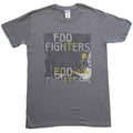 Grey - Front - Foo Fighters Unisex Adult Guitar T-Shirt