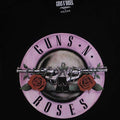 Black - Back - Guns N Roses Womens-Ladies Classic Logo T-Shirt