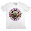 White - Front - Guns N Roses Womens-Ladies Classic Logo T-Shirt