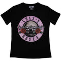 Black - Front - Guns N Roses Womens-Ladies Classic Logo T-Shirt