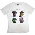 White - Front - Gorillaz Womens-Ladies Demon Days T-Shirt