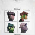 White - Back - Gorillaz Womens-Ladies Demon Days T-Shirt