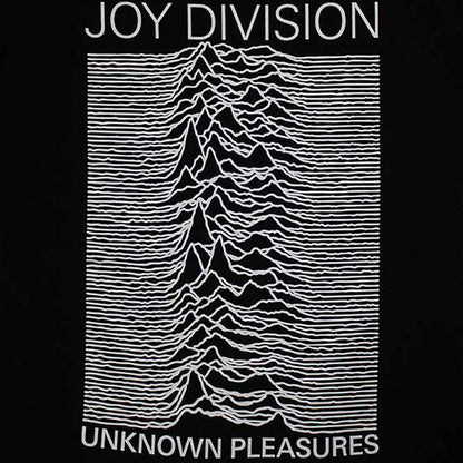 Black - Back - Joy Division Womens-Ladies Unknown Pleasures T-Shirt