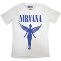 White - Front - Nirvana Womens-Ladies Angelic Mono T-Shirt
