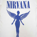 White - Back - Nirvana Womens-Ladies Angelic Mono T-Shirt