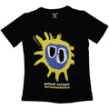 Black - Front - Primal Scream Womens-Ladies Screamadelica T-Shirt