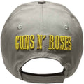 Grey - Back - Guns N Roses Unisex Adult Circle Logo Baseball Cap