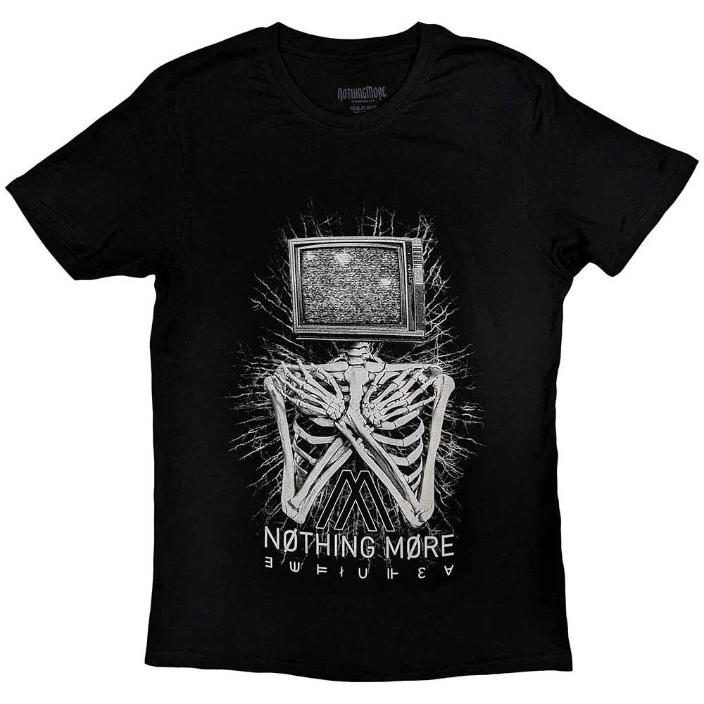 Black - Front - Nothing More Unisex Adult Not Machines Cotton T-Shirt
