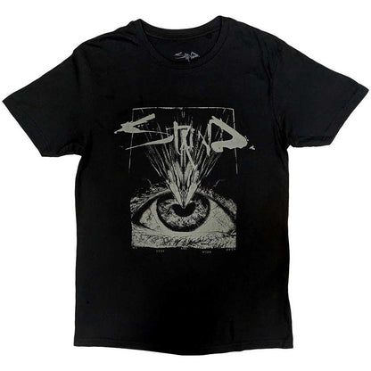 Black - Front - Staind Unisex Adult Open Eyes Cotton T-Shirt