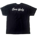 Black - Back - J Cole Unisex Adult Choose Wisely Back Print T-Shirt